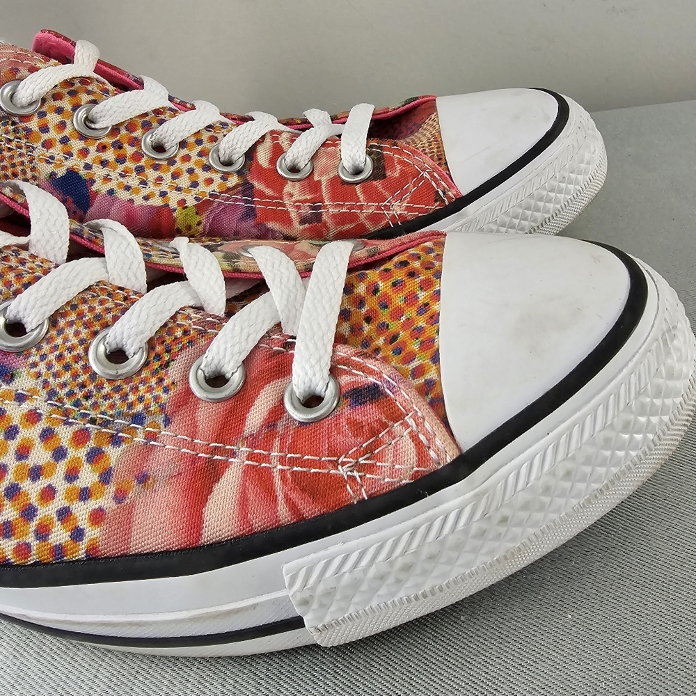 CONVERSE All Star OX Womens Digital Floral Sneakers, Shoes - Picture 3 of 9